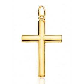 Pendentif croix en or jaune 18 carats