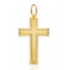 Pendentif croix en or jaune 18 carats