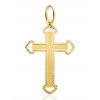 Pendentif croix en or jaune 18 carats