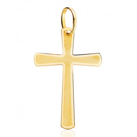 Pendentif croix en or jaune 18 carats