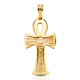 Pendentif croix en or jaune 18 carats