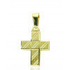 Pendentif croix  or jaune 18 carats