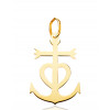 Pendentif or jaune 18 carats croix Camarguaise