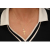 Pendentif croix et Christ en or 18 carats