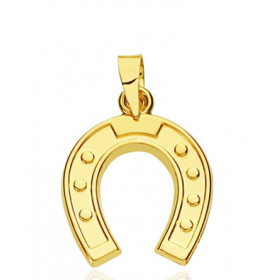 Pendentif or jaune 18 carats "fer à cheval"