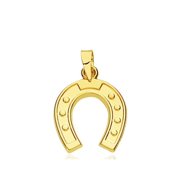 Pendentif or jaune 18 carats "fer à cheval"