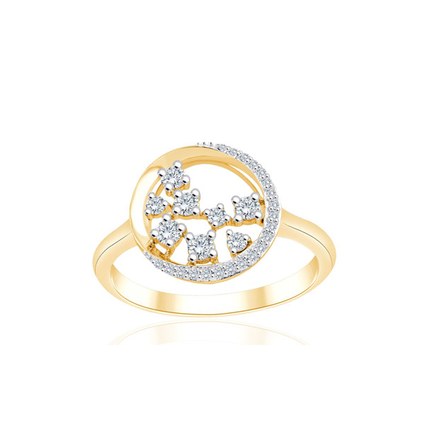 Bague diamant 0,28 carat et or jaune 18 carats