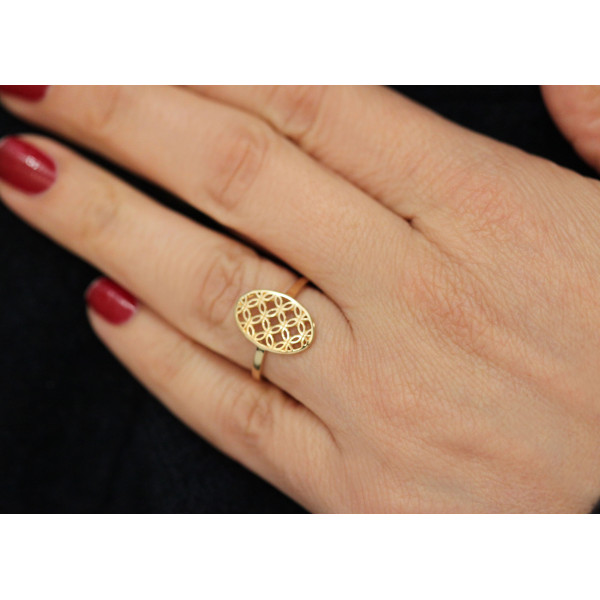 Bague or jaune 18 carats