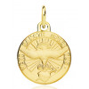 Médaille or 18 carats "Veni Sancte Spiritus"