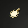 Pendentif "vierge" en or 18 carats