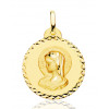 Pendentif "vierge" en or 18 carats