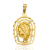 Pendentif "vierge" en or jaune 18 carats