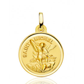 Médaille "Saint-Michel" en or jaune 18 carats