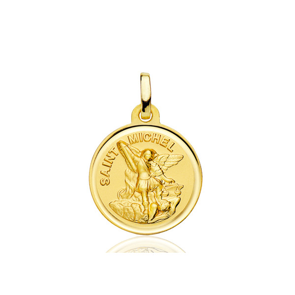 Médaille "Saint-Michel" en or jaune 18 carats