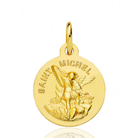 Médaille "Saint-Michel" en or jaune 18 carats