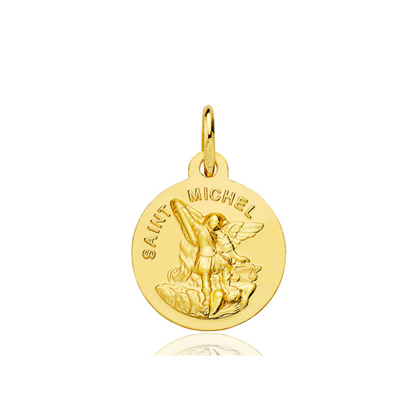 Médaille "Saint-Michel" en or jaune 18 carats