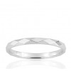 Alliance or blanc 18 carats pour femmes