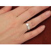 Alliance en platine et diamant 0,025 carat