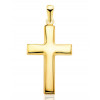 Pendentif croix  or jaune 18 carats