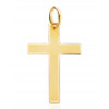 Pendentif croix  or jaune 18 carats