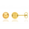 Boucles d'oreilles "boules" or jaune 18 carats