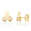 Boucles d'oreilles "triskell " or 18 carats