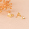 Boucles d'oreilles "triskell " or 18 carats