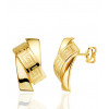 Boucles d'oreilles or jaune 18 carat "Grecques"