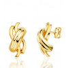 Boucles d'oreilles or jaune 18 carat