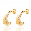 Boucles d'oreilles or jaune 18 carat