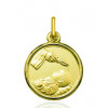 Pendentif "bébé au baptême" en or 18 carats