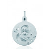 Pendentif "ange" or blanc 18 carats