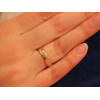 Alliance or 18 carats et diamant 0,12 carat