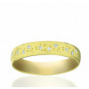 Alliance or 18 carats et diamant 0,12 carat