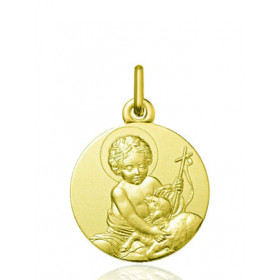 Médaille "Saint-Jean" or jaune 18 carats