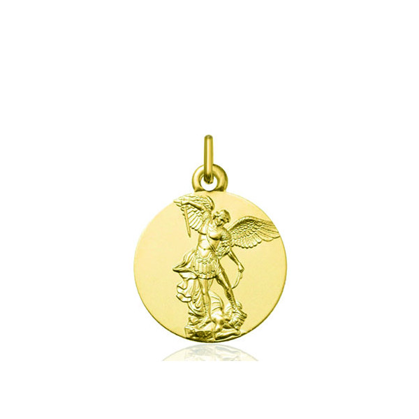 Médaille "Saint-Michel" or jaune 9 ou 18 carats
