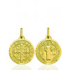 Médaille "Saint-Benoit" or jaune 9 ou 18 carats