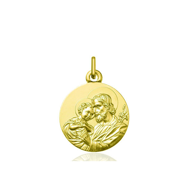 Médaille "Saint-Joseph" or jaune 9 ou 18 carats