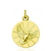 Médaille "Colombe" or jaune 9 ou 18 carats