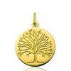 Médaille "arbre de vie" or jaune 9 ou 18 carats