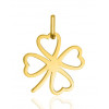 Pendentif "trèfle" or jaune 18 carats