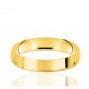 Alliance or 9 ou 18 carats demi-jonc