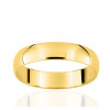 Alliance or 9 ou 18 carats demi-jonc