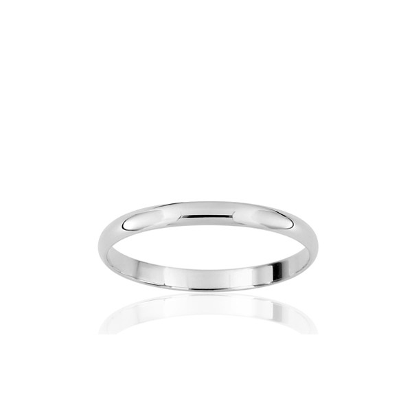 Alliance or 9 ou 18 carats demi-jonc