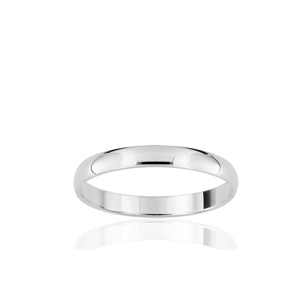 Alliance or 9 ou 18 carats demi-jonc