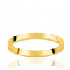 Alliance or jaune 18 carats ruban classique
