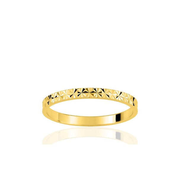 Alliance or jaune 18 carats