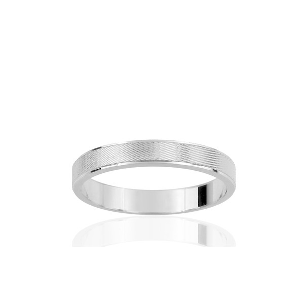 Alliance or blanc 18 carats