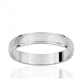 Alliance or gris 18 carats