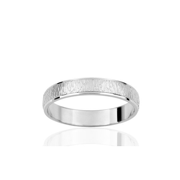 Alliance or gris 18 carats